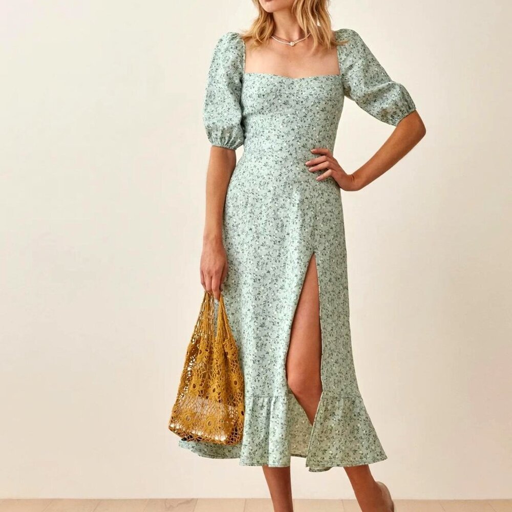 NWOT Reformation Belgium Linen Dress